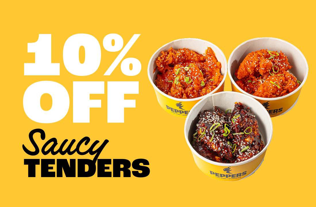 10% off Saucy Tenders